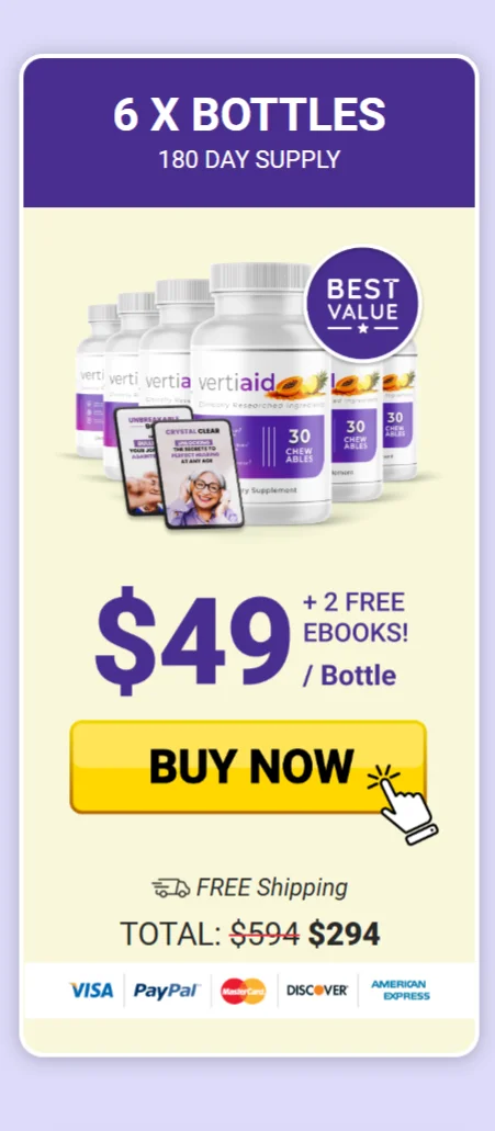 VertiAid™ 6 bottles pricing